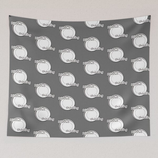 Item preview, Dishfull Thinking • Pieno di pensieri • Pensée à pleines assiettes designed and sold by LenaBlueDesigns.
