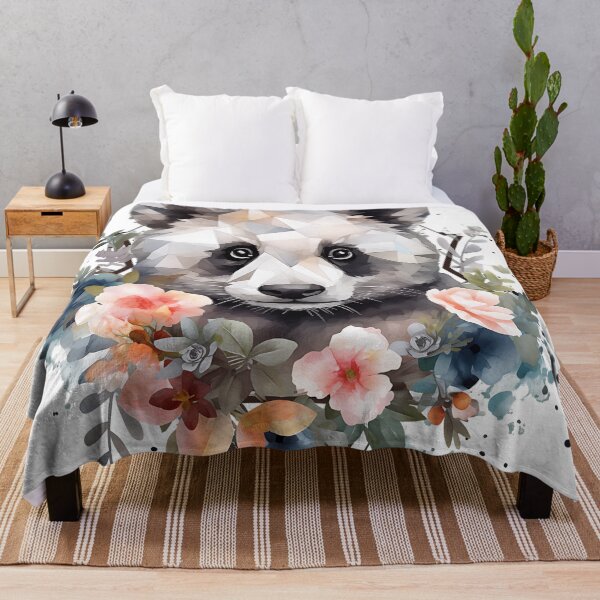 Item preview, Geometric Panda – Floral Nature Art designed and sold by Desing for All.
