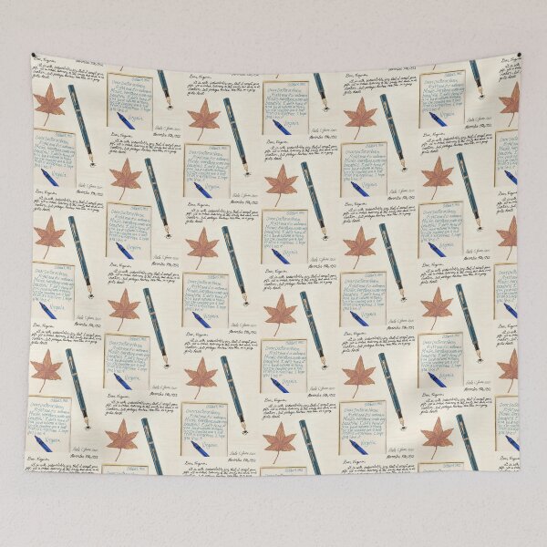 Item preview, Letters by Paula C. Jensen, digital painting, 2025. designed and sold by PollywogDesigns.