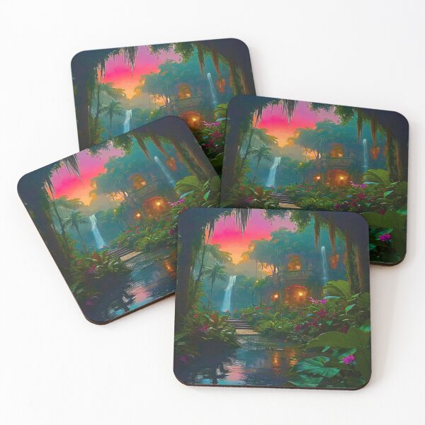 Item preview, Tranquil Oasis at Dusk designed and sold by Lilly Land.