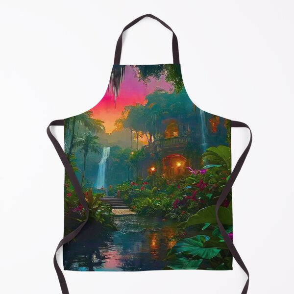 Item preview, Tranquil Oasis at Dusk designed and sold by Lilly Land.