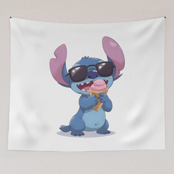 Item preview, Stitch Cool with Ice Cream designed and sold by Dream Magic Co.