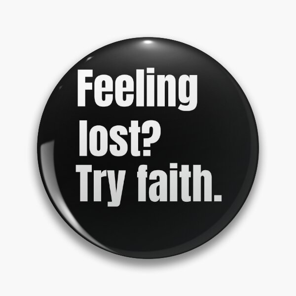 Item preview, Feeling Lost? Try Faith | Christian Minimalist Shirt designed and sold by Illustrated Faith.