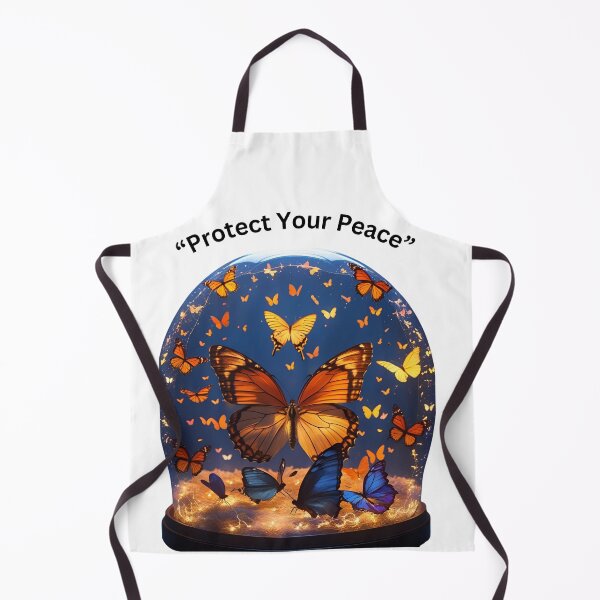 Item preview, Protect Your Peace T-Shirt – Globe & Butterfly Graphic Tee for Mindfulness & Nature Lovers Description: designed and sold by Treestumpc.