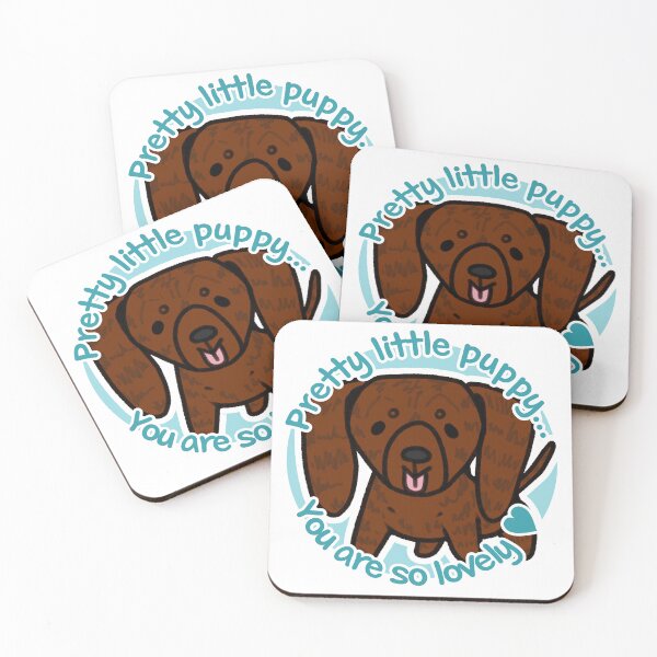 Item preview, Pretty Brindle Dachshund Blue designed and sold by eto's art.