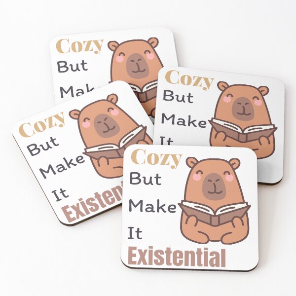 Item preview, Existential Capybara designed and sold by The Brain Dump Club.