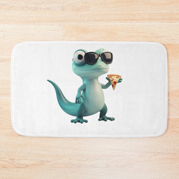 Item preview, Cool Elio Lizard Meme with Pizza Slice designed and sold by lojadpop.