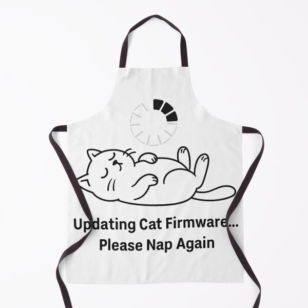 Item preview, Updating Cat Firmware – Funny Sleeping Cat Tech Design designed and sold by jelonkaa.
