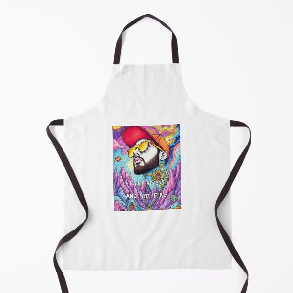Item preview, Paint Visions and Spit Fire: Abstract Rapper Dreamscape Art designed and sold by MittandHolders.
