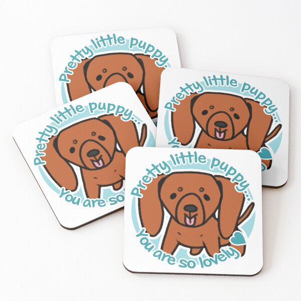 Item preview, Pretty Red Dachshund Blue designed and sold by eto's art.