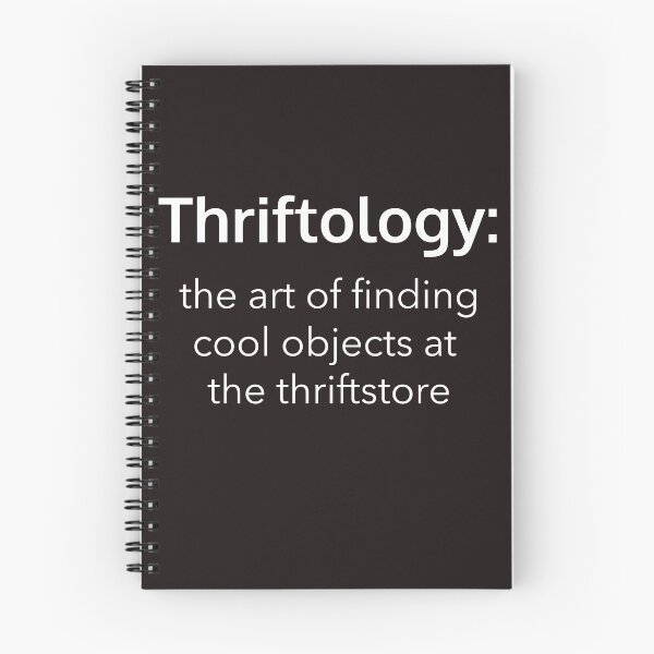Item preview, Thriftology the art of finding cool objects in a thrift store designed and sold by Rejunkery.