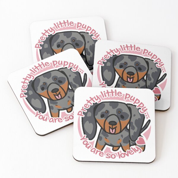 Item preview, Pretty Merle Dachshund Pink designed and sold by eto's art.