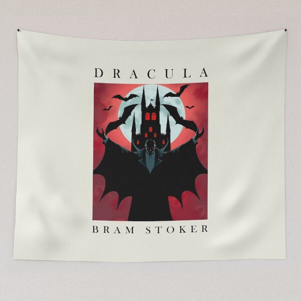 Item preview, Bram Stoker Dracula Inspired Classic Literature Art designed and sold by kakarikihill.