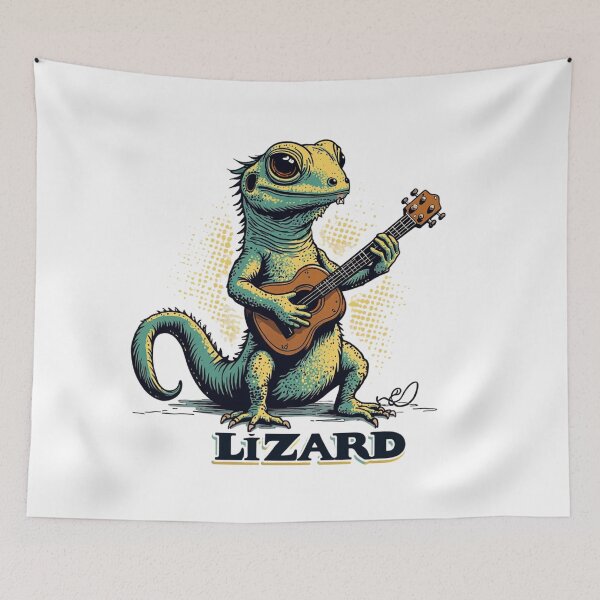 Item preview, Elio Lizard Musical Meme designed and sold by lojadpop.
