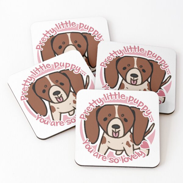Item preview, Pretty Piebald Dachshund Pink designed and sold by eto's art.
