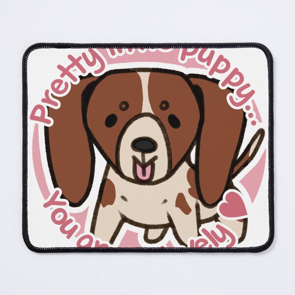 Item preview, Pretty Piebald Dachshund Pink designed and sold by eto's art.