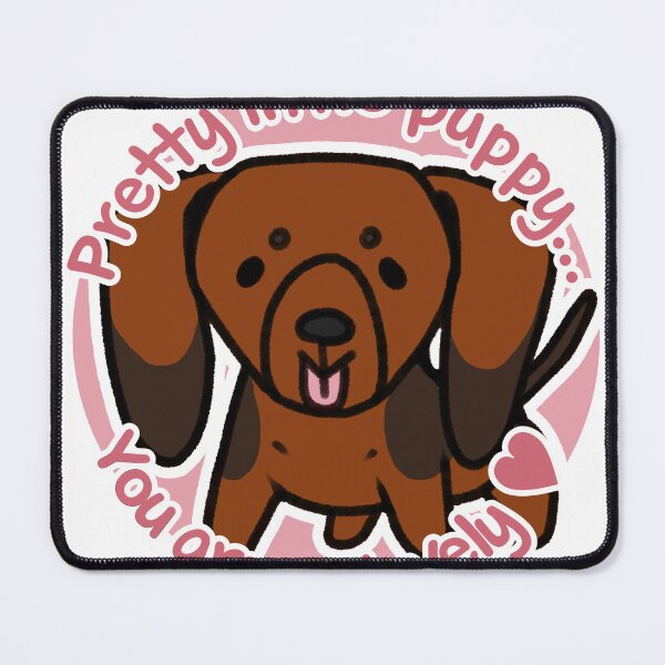 Item preview, Pretty Sable Dachshund Pink designed and sold by eto's art.