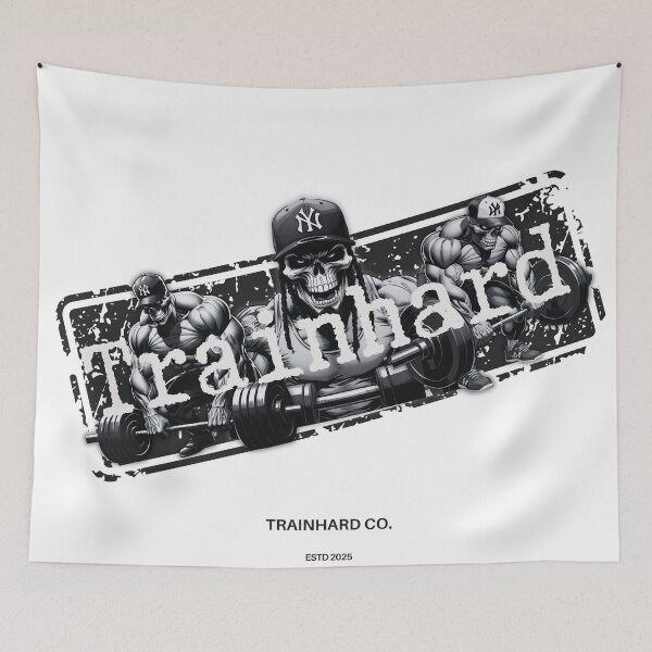 Item preview, TrainHard Co.® – Viking Skull Lifter Gym Warrior Design designed and sold by TrainHardCo.