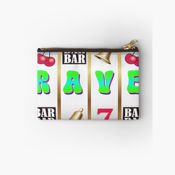 Item preview, RAVE Jackpot Slot Machine Fun Festival Design designed and sold by FestDrip.