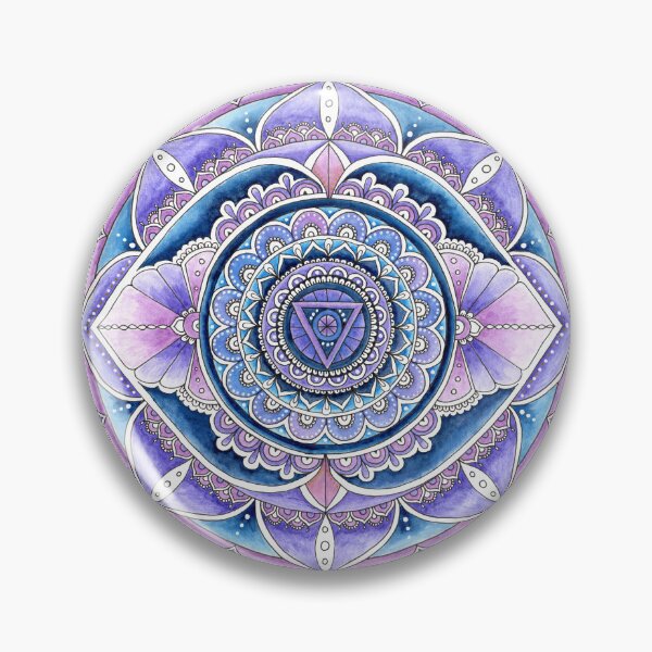Item preview, Ajna - Third Eye Chakra Mandala Energy Healing Reiki designed and sold by mandalasouldesigns.