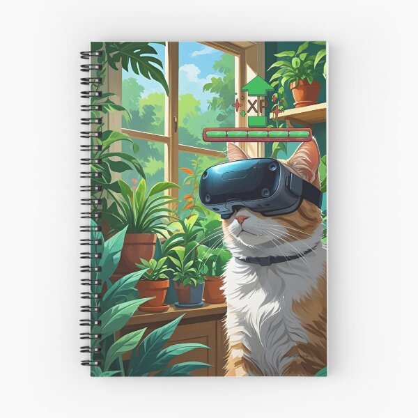 Item preview, Cat Level Up XP designed and sold by TheLoadingPetal.