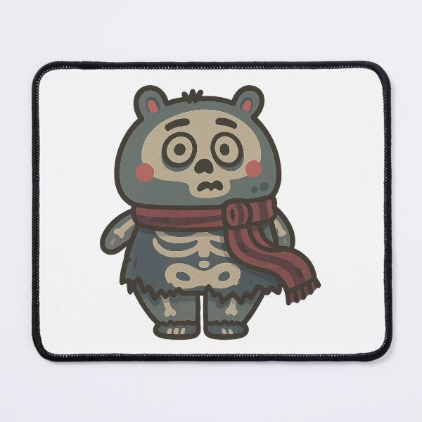 Item preview, Zombie Bear in a Scarf designed and sold by CanSparkleArt.