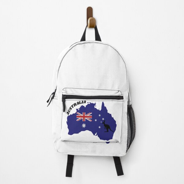 Item preview, Australia patriot Map with Flag and Kangaroo – Aussie Pride Design designed and sold by Yuksoo.