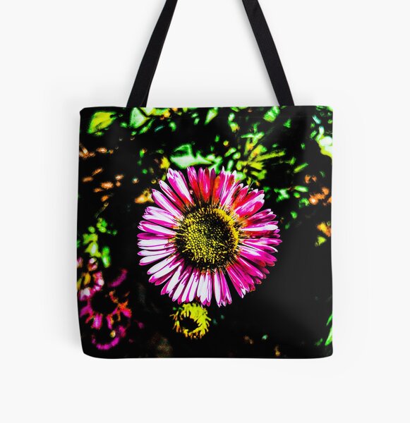 Item preview, Contrasting Pink and Yellow Flower designed and sold by CrystalsArtPaws.