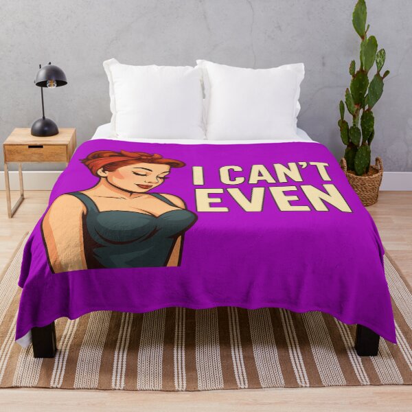 Item preview, I Can't Even Retro Pop Art Bold Statement Print designed and sold by ArtComixHaven.