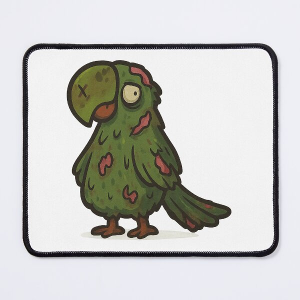 Item preview, Zombie Parrot designed and sold by CanSparkleArt.