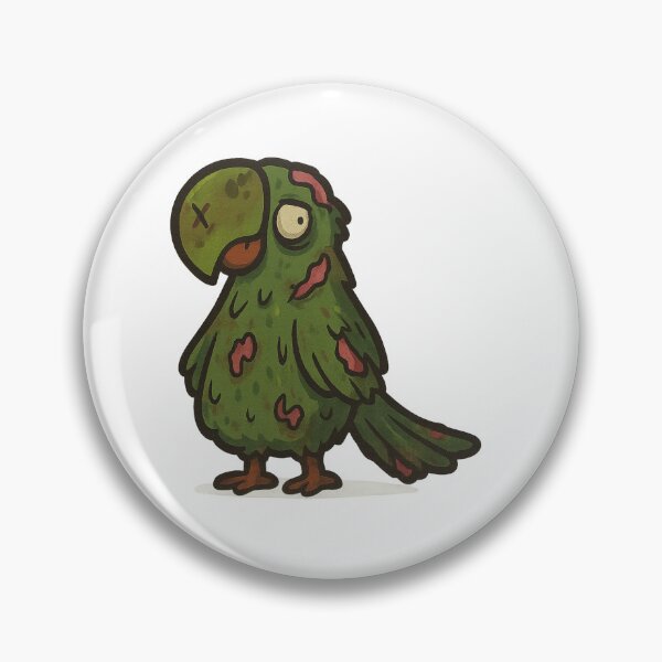 Item preview, Zombie Parrot designed and sold by CanSparkleArt.