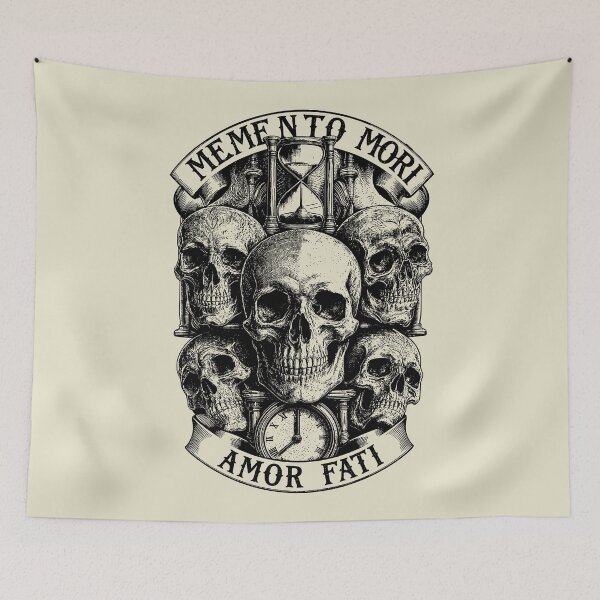 Item preview, Memento Mori Amor Fati Stoic Philosophy designed and sold by Buzzworthy Threads.