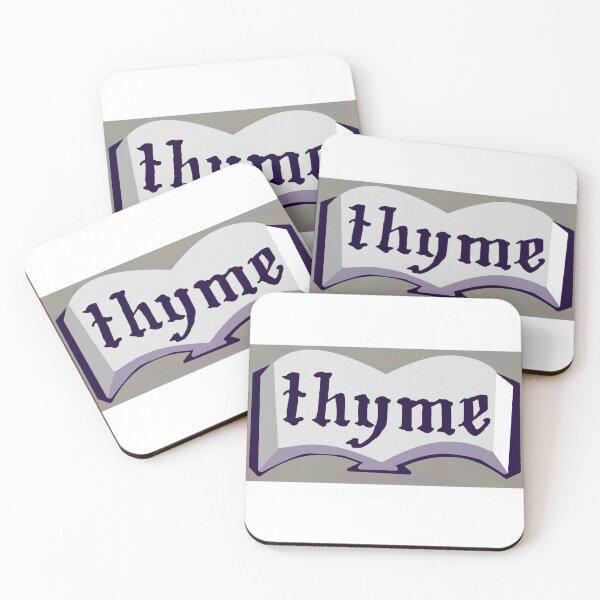 Item preview, Deep Purple Book Spice Label Thyme designed and sold by abitofaromantic.