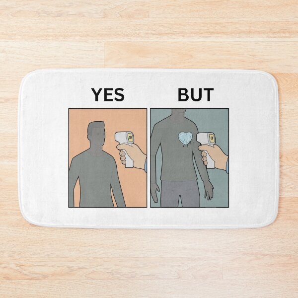 Item preview, Yes But Heart Version - Thanksgiving, Christmas And Birthday Party Gift Ideas for Memes Lovers and Fans designed and sold by Memeing Everything.