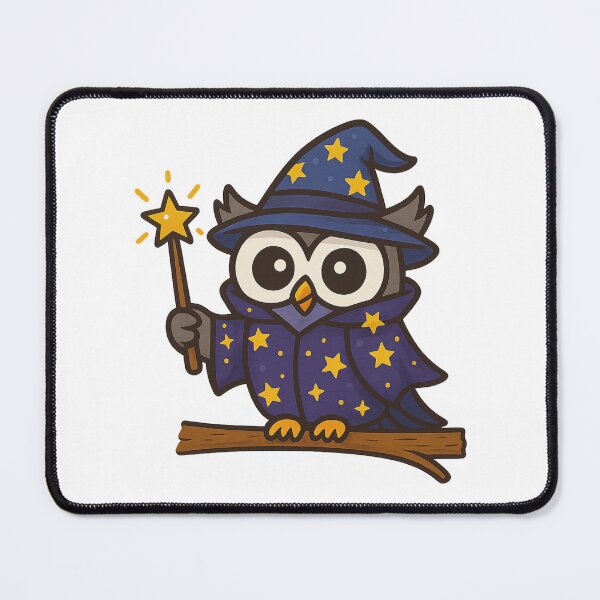 Item preview, Wizard Owl designed and sold by CanSparkleArt.