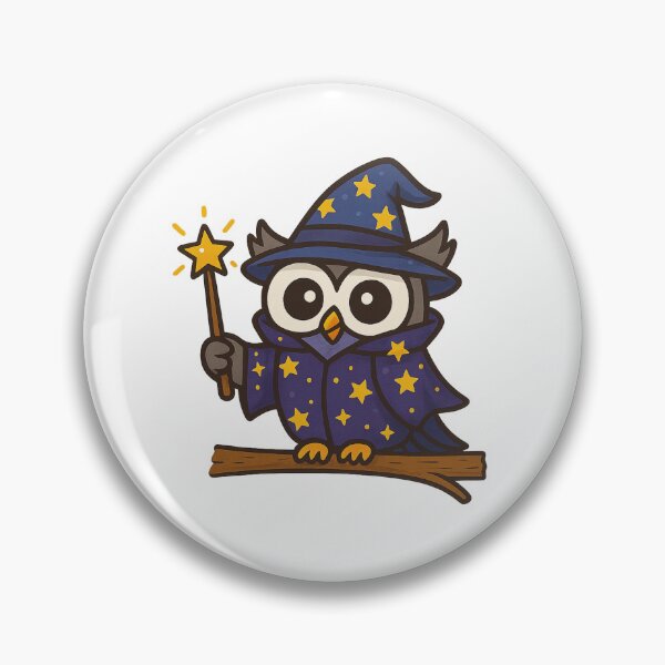 Item preview, Wizard Owl designed and sold by CanSparkleArt.