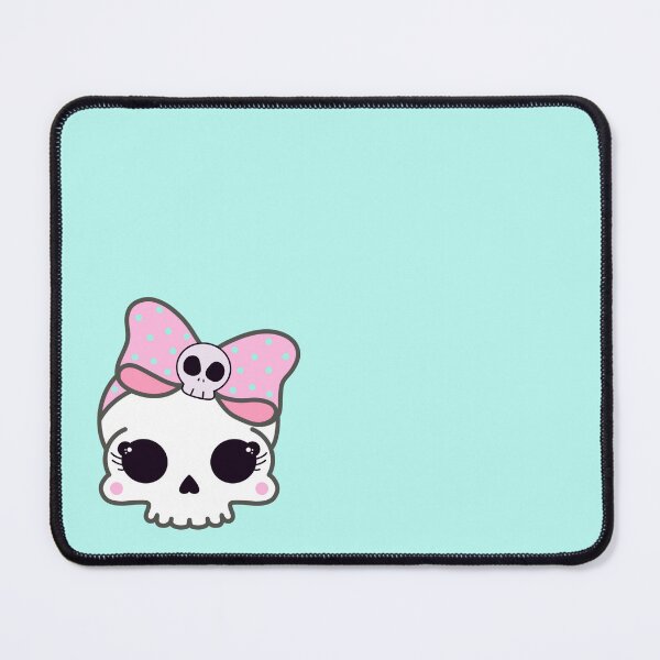 Item preview, Pretty Skull with Pink Bow & Big Eyes designed and sold by SpunkyDoodles.
