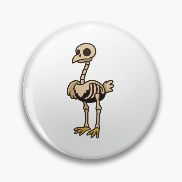Item preview, Bonebird the Skeleton Ostrich designed and sold by CanSparkleArt.