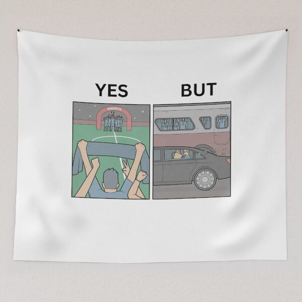 Item preview, Yes But Fans in Reality Version - Thanksgiving, Christmas And Birthday Party Gift Ideas for Memes Lovers and Fans designed and sold by Memeing Everything.