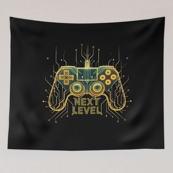 Item preview, Next Level Gaming Controller – Neon Tech Design designed and sold by Closeddog.