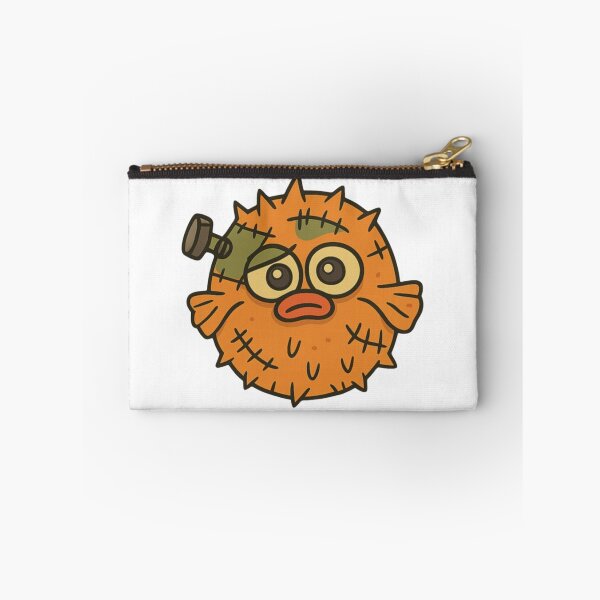 Item preview, Frankenshock the Monster Pufferfish designed and sold by CanSparkleArt.