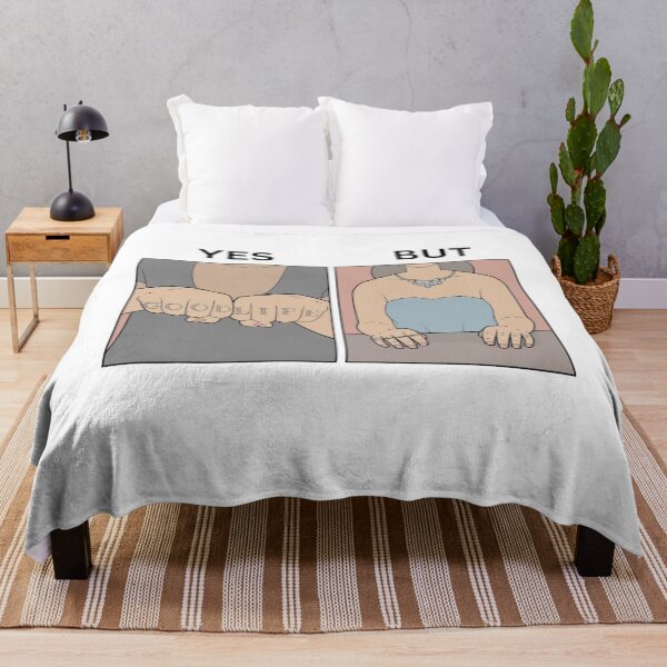 Item preview, Yes But Good Life Tattoo Version - Thanksgiving, Christmas And Birthday Party Gift Ideas for Memes Lovers and Fans designed and sold by Memeing Everything.