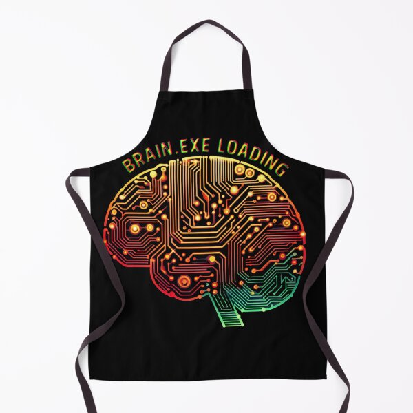 Item preview, Brain.exe Loading – Neon Circuit Brain Design designed and sold by Closeddog.