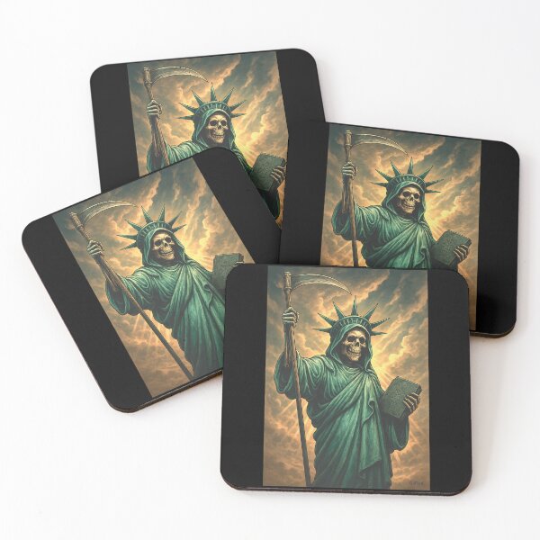 Item preview, "Grim Reaper of Liberty – Dark Freedom Tribute" designed and sold by GARAPROMOCIONES.