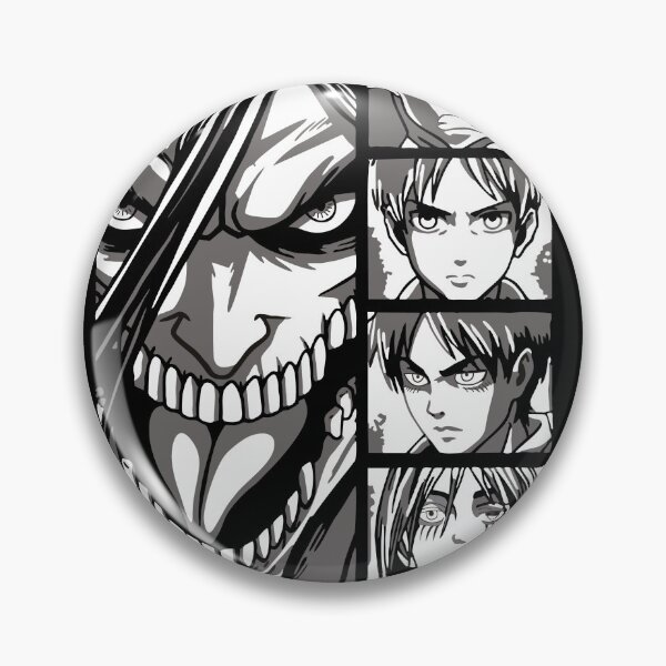 Aperçu de l'œuvre Eren Yeager Attaque sur Titan, Shingeki no Kyojin créée et vendue par KCastleDesign.