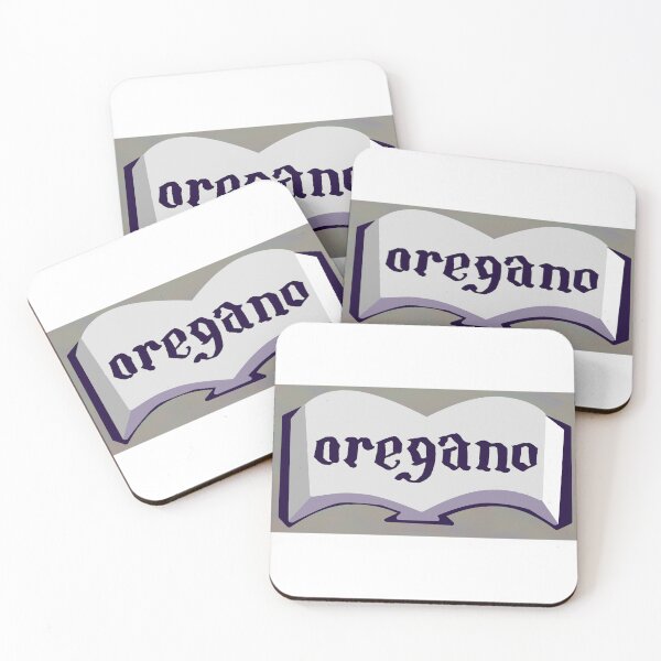 Item preview, Deep Purple Book Spice Label Oregano designed and sold by abitofaromantic.