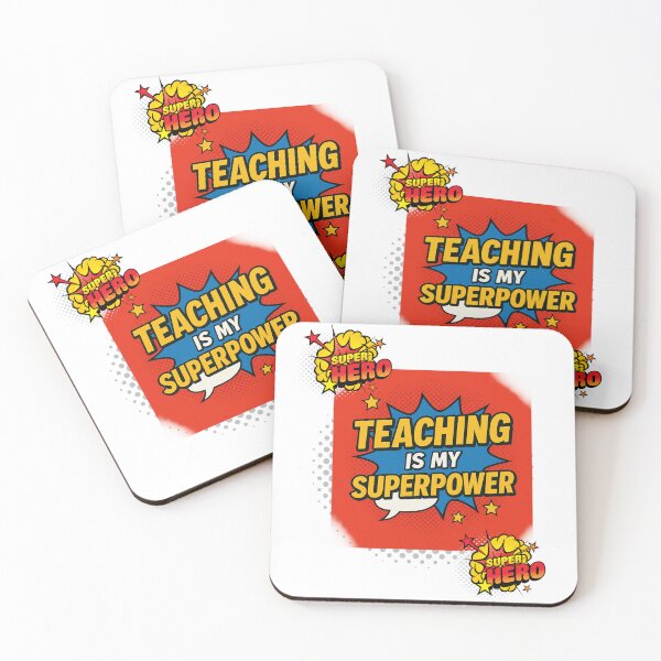 Item preview, Teaching is My Superpower – Fun Teacher Graphic designed and sold by kindacutecompany.