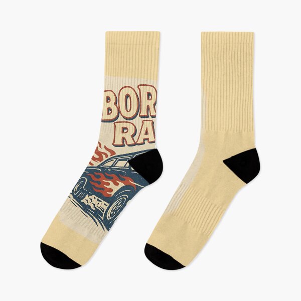 Item preview, Born to Race – Retro Hot Rod Pin-Up Design designed and sold by CreativeGorillas.