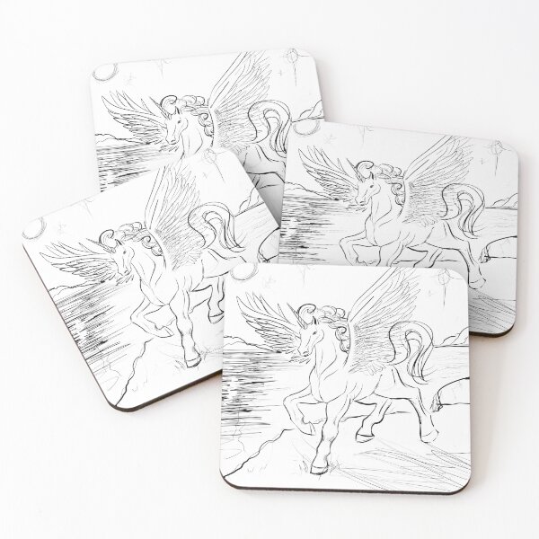 Item preview, Sketchbook Unicorn designed and sold by Sirenia Designs.