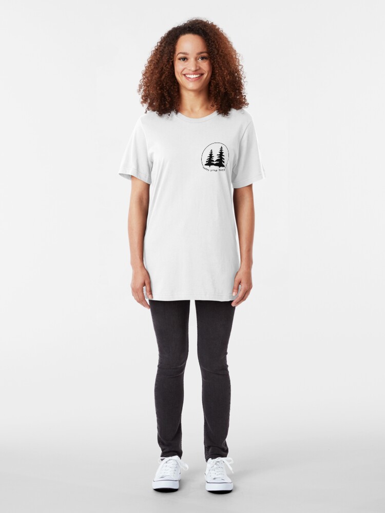 Alternate view of Happy Little Trees Slim Fit T-Shirt